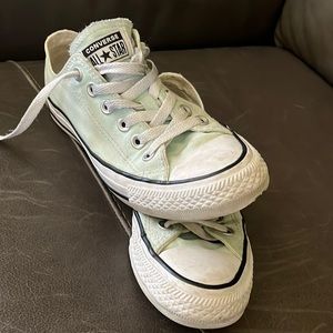 Mint green converse